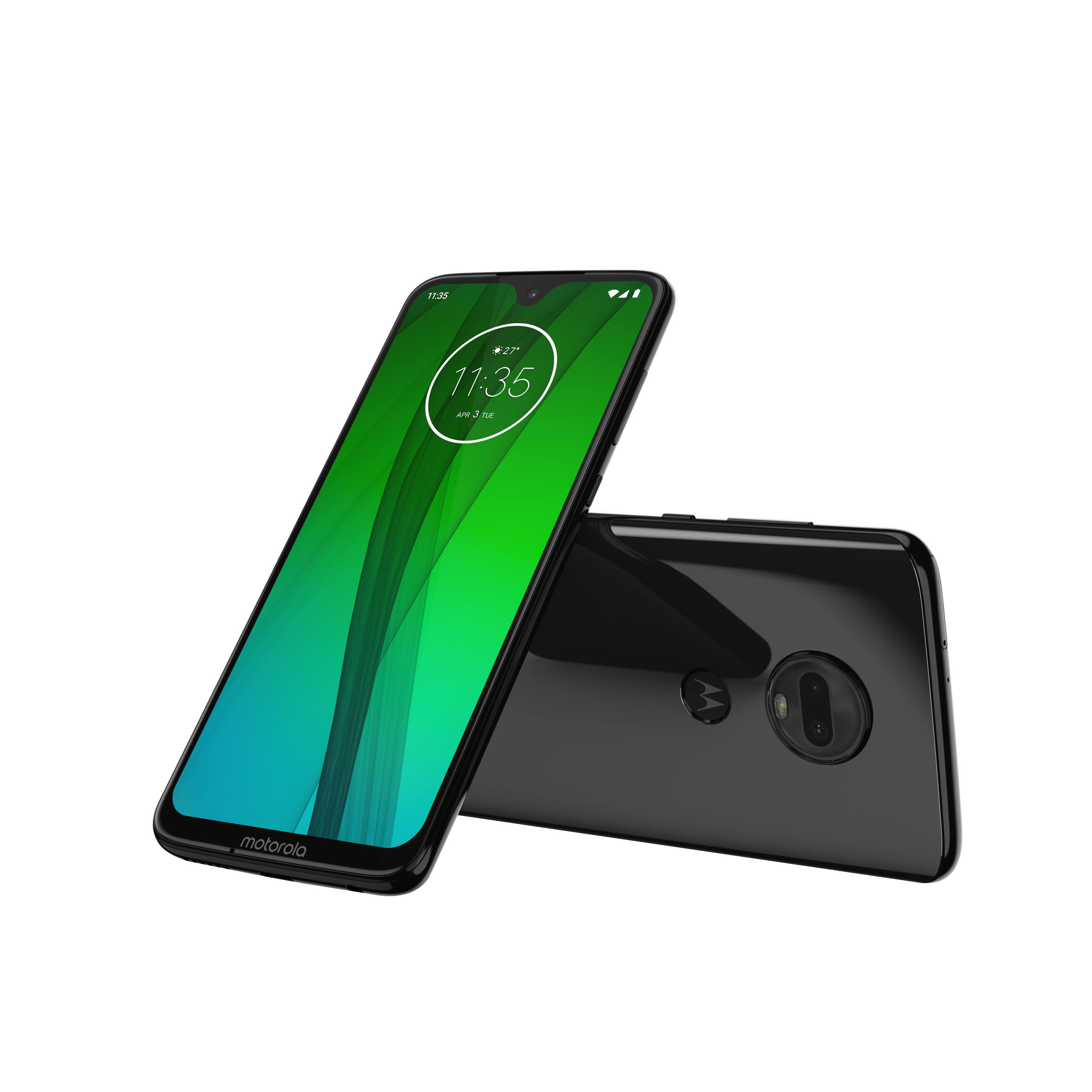 Moto G7 64GB Smartphone Unlocked - Black 1.80 GHz delivers hassle-free